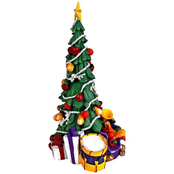 Dept 56 All Through The House Christmas Tree 8 1/4 IN Original Box Presents Duck - Picture 5 of 10